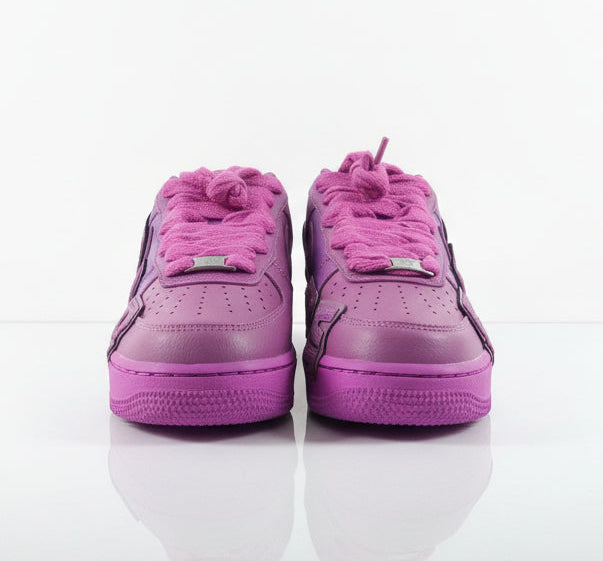 Air FORCE 1 LOW FUCHSIA PINK PURPLE.