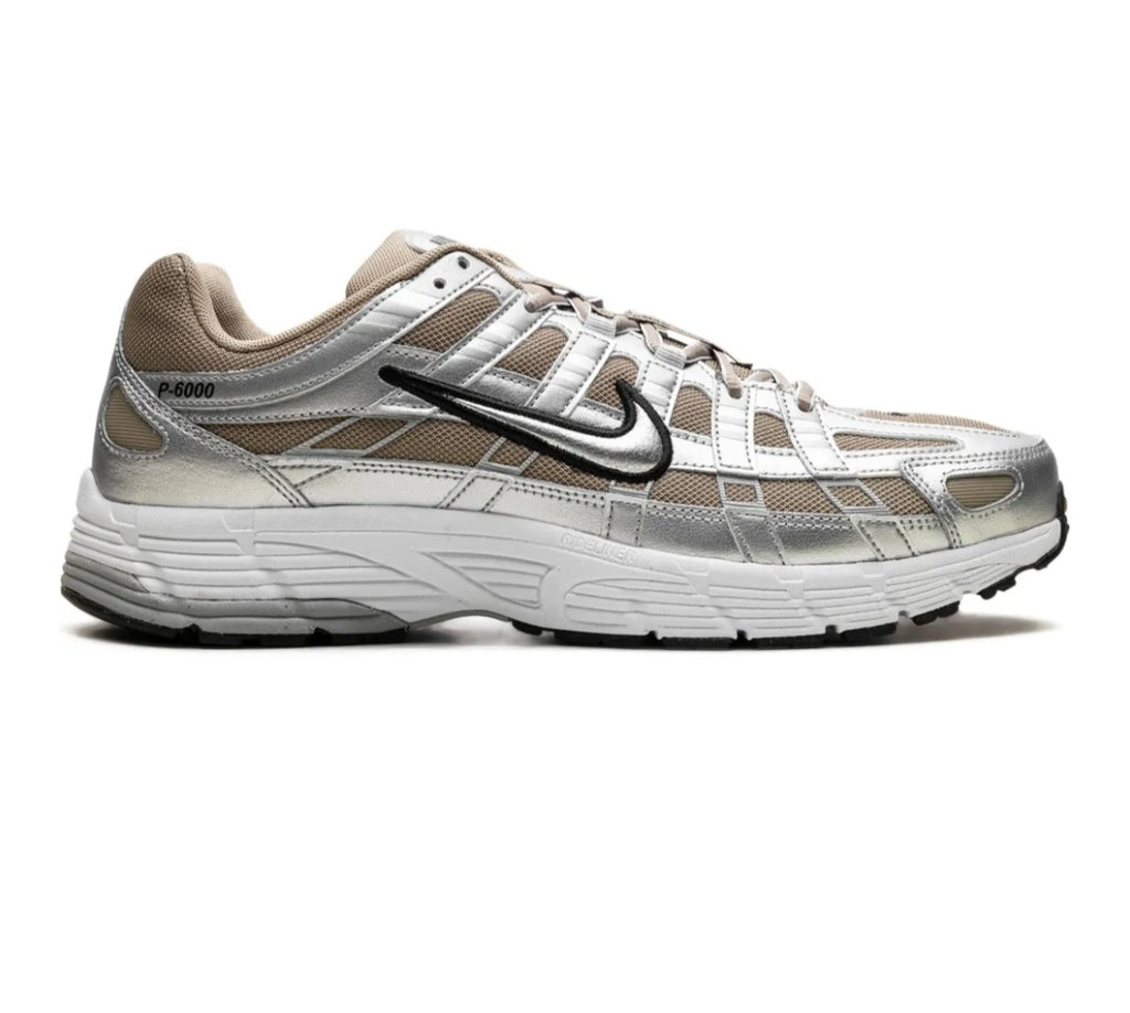 P-6000 "Khaki Metallic Silver" Sneakers