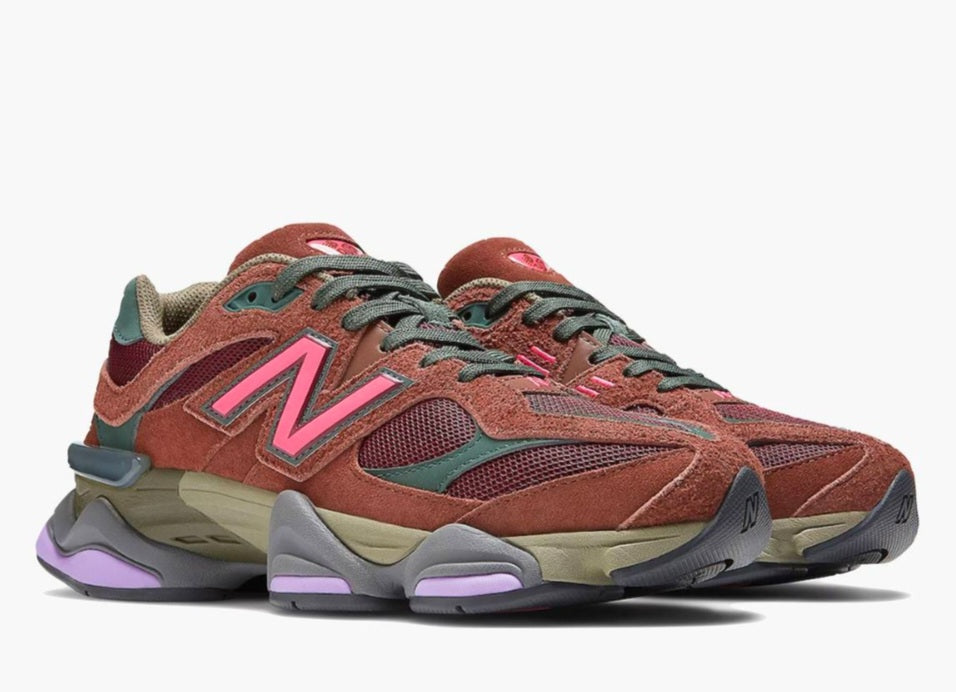 New Balance 9060 Rich Oak Burgundy
