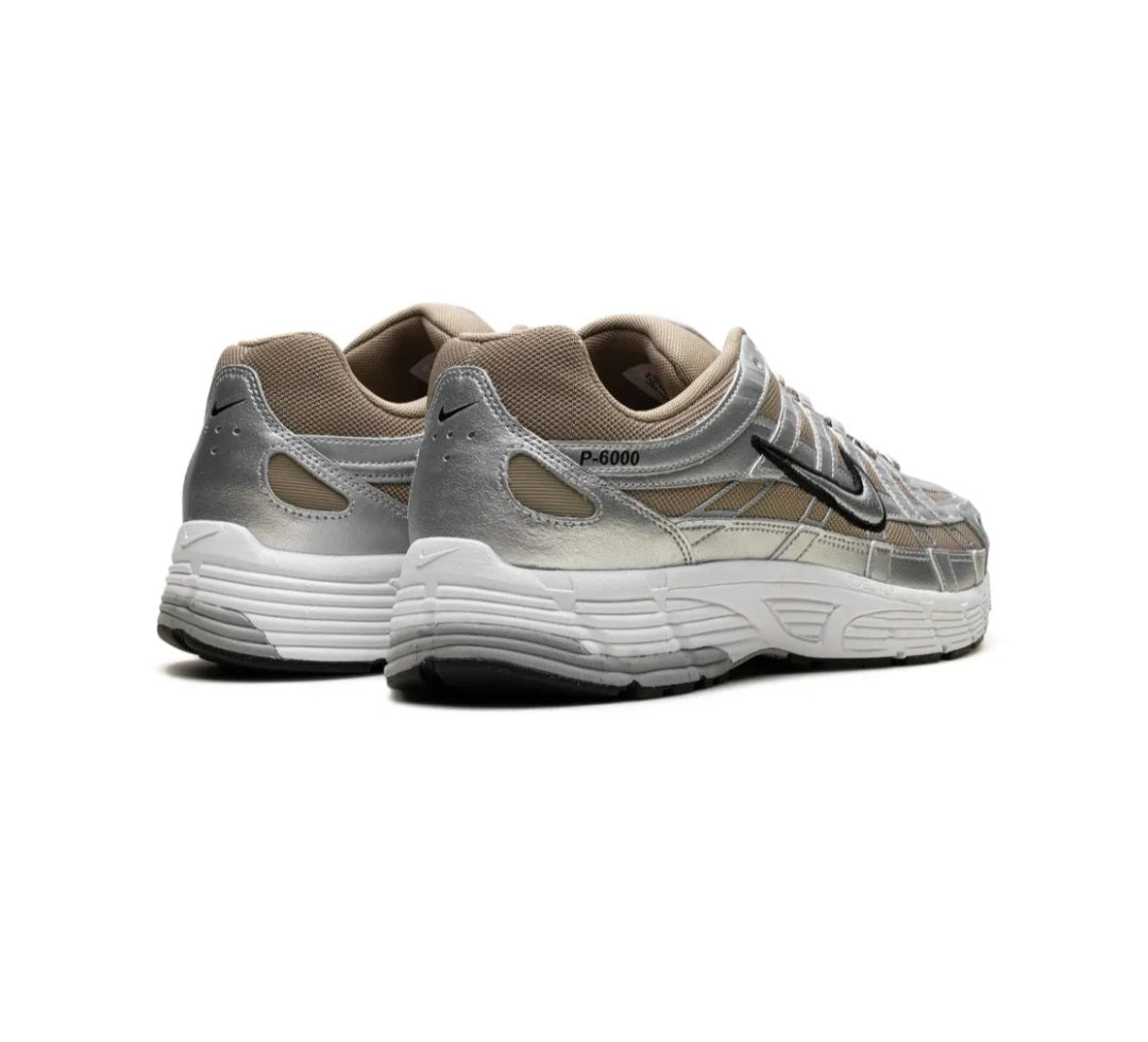 P-6000 "Khaki Metallic Silver" Sneakers