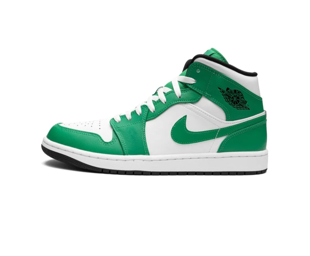 Air Jordan 1 Mid "Lucky Green" sneakers