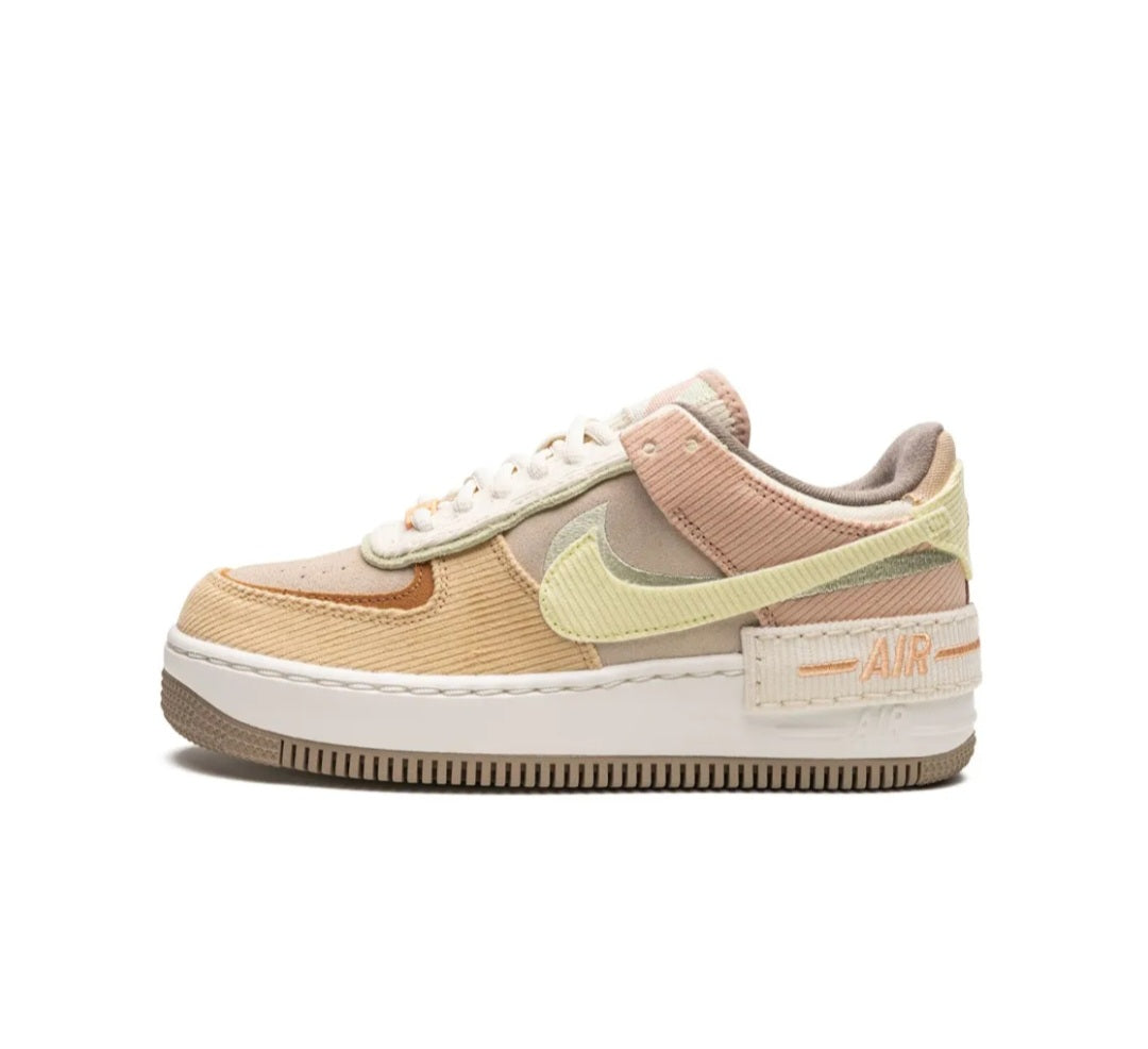 AIR FORCE 1 Shadow"Coconut Milk/Citron Tint"SNEAKERS