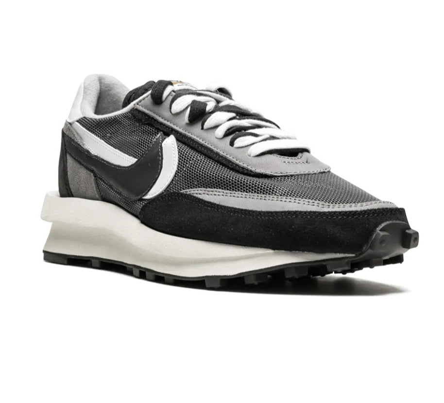 X SACAI LDWaffle Dark Grey, BLACK AND WHITE, SNEAKERS  ,