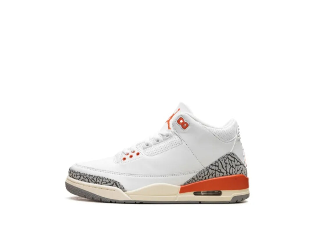 AIR JORDAN 3 RETRO"Georgia Peach"SNEAKERS