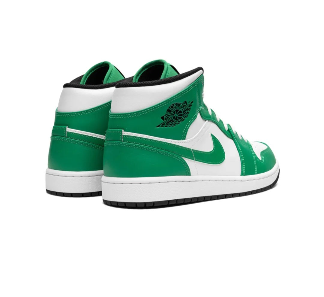 Air Jordan 1 Mid "Lucky Green" sneakers