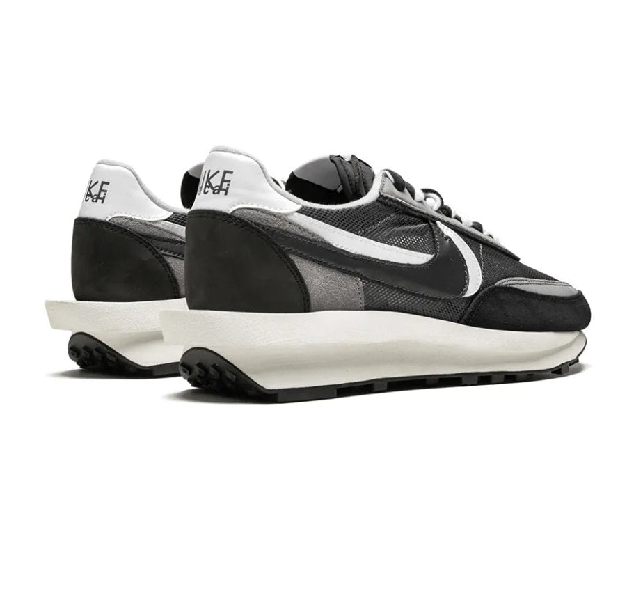 X SACAI LDWaffle Dark Grey, BLACK AND WHITE, SNEAKERS  ,