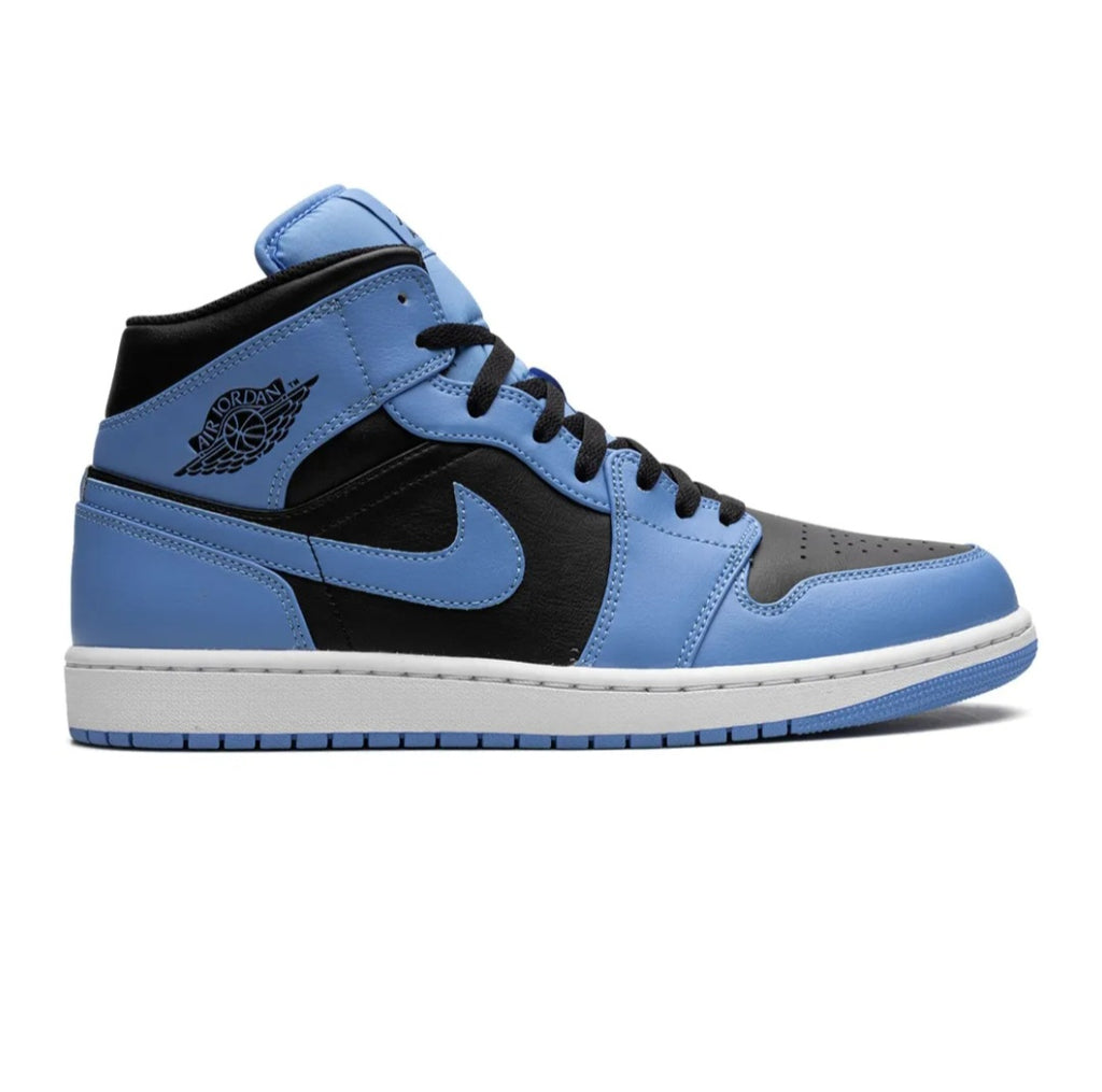 Air JORDAN 1 Mid "University Blue/Black" sneakers