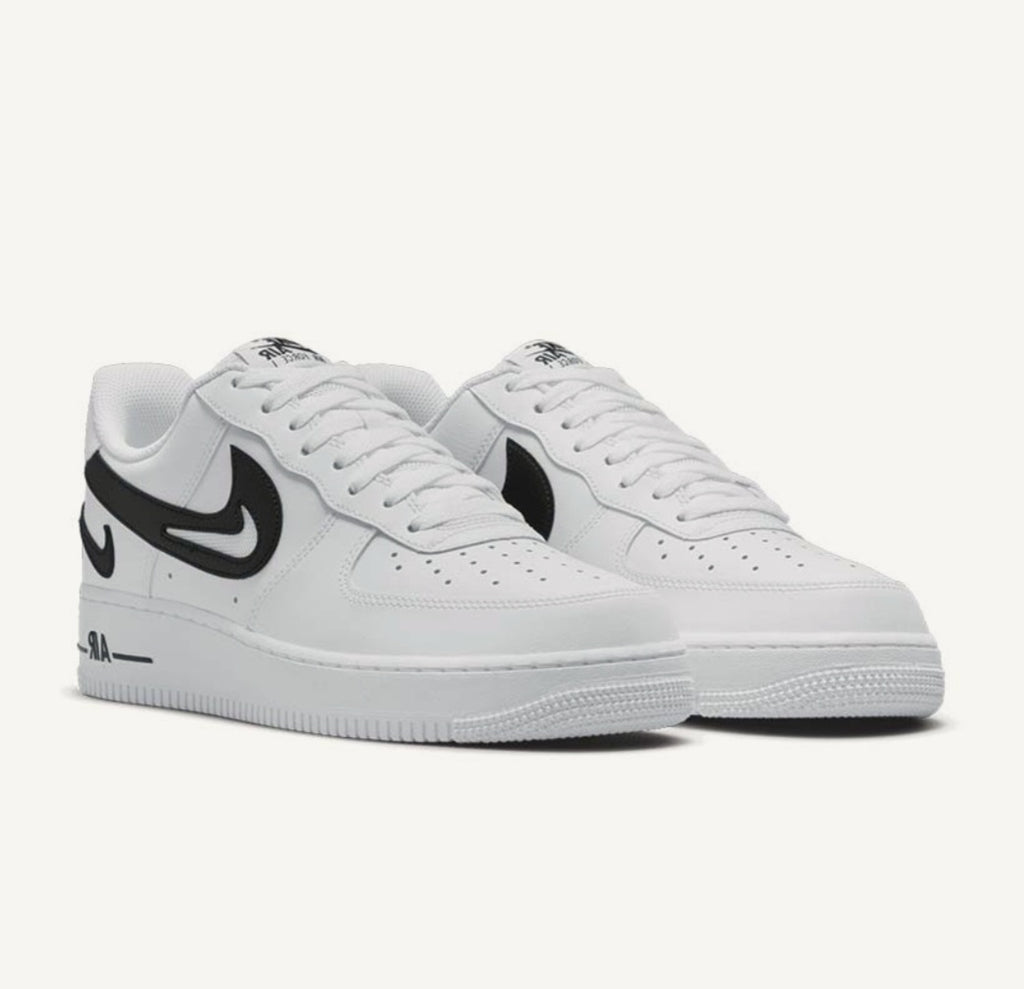 Air Force 1 '07 'Cut Out Swoosh - White Black'