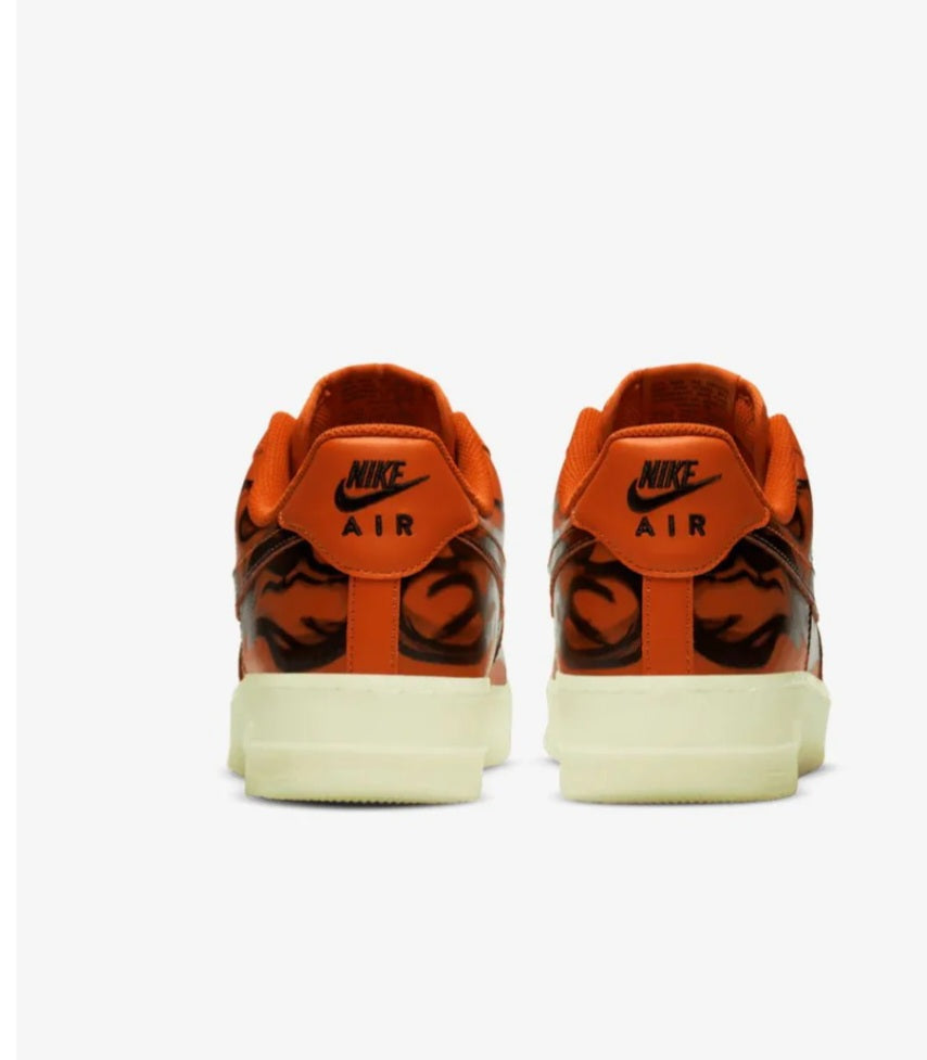 Air Force 1 Low "Orange Skeleton" sneakers