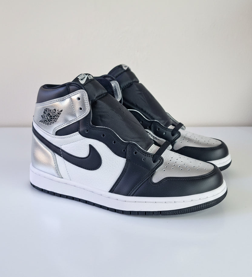 AIR JORDAN 1 RETRO HIGH SILVER TOE,,