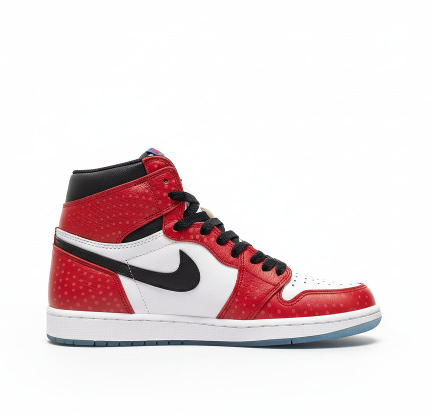 AIR JORDAN 1 RETRO HIGH OG "ORIGIN STORY, SPIDER-MAN <>SNEAKERS