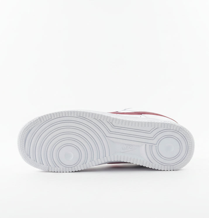 Air FORCE 1"07 RED AND WHITE, SNEAKERS