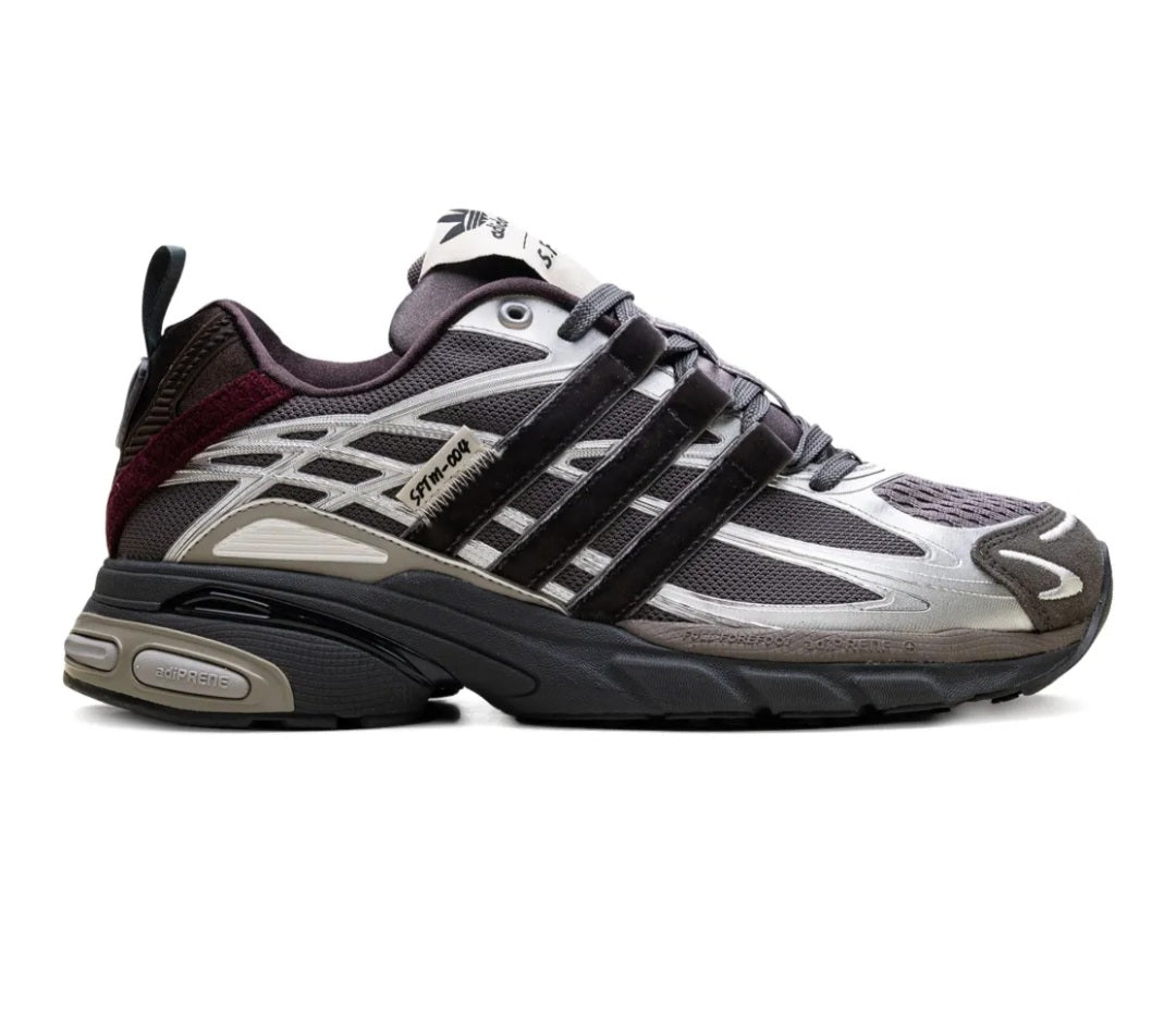 THE MUTE ADISTAR CUSHION" TAUPE METALLIC/GRANITE" SNEAKERS