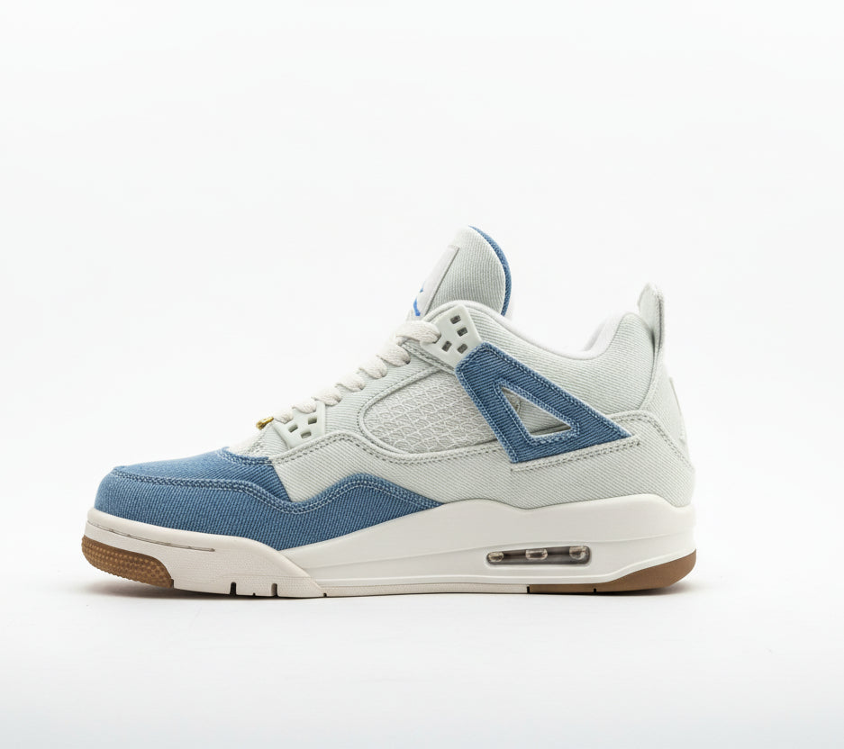 AIR JORDAN 4 RETRO TEX DENIM WORN BLUE..