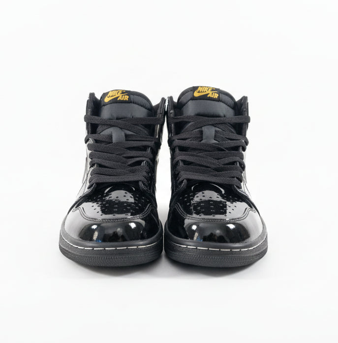 AIR JORDAN 1 RETRO HIGH BLACK METALLIC GOLD....
