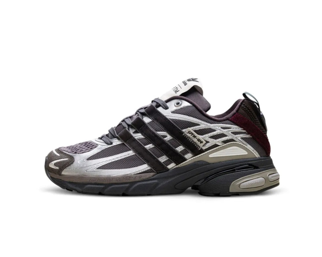 THE MUTE ADISTAR CUSHION" TAUPE METALLIC/GRANITE" SNEAKERS