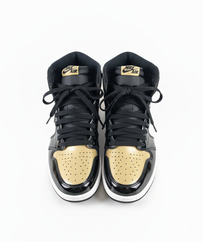 Air JORDAN 1 RETRO HIGH OG NRG "GOLD TOE " SNEAKERS