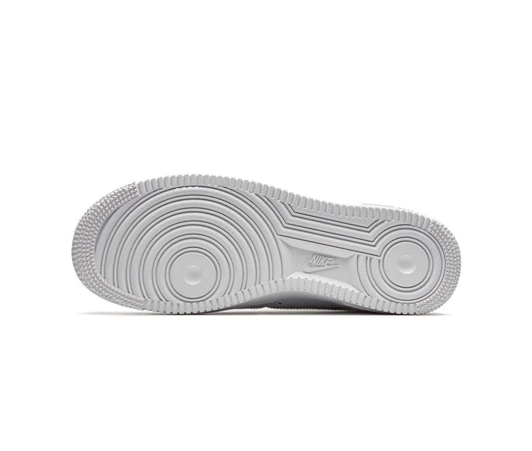 Air FORCE 1 LOW  MINI BOX LOGO,  WHITE