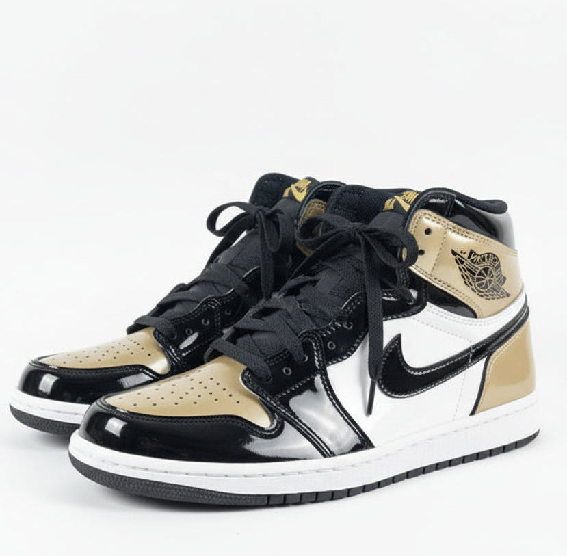 Air JORDAN 1 RETRO HIGH OG NRG "GOLD TOE " SNEAKERS