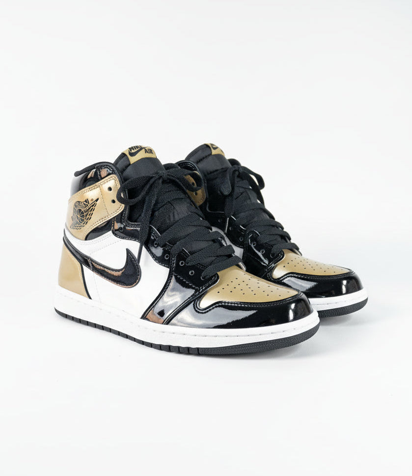Air JORDAN 1 RETRO HIGH OG NRG "GOLD TOE " SNEAKERS