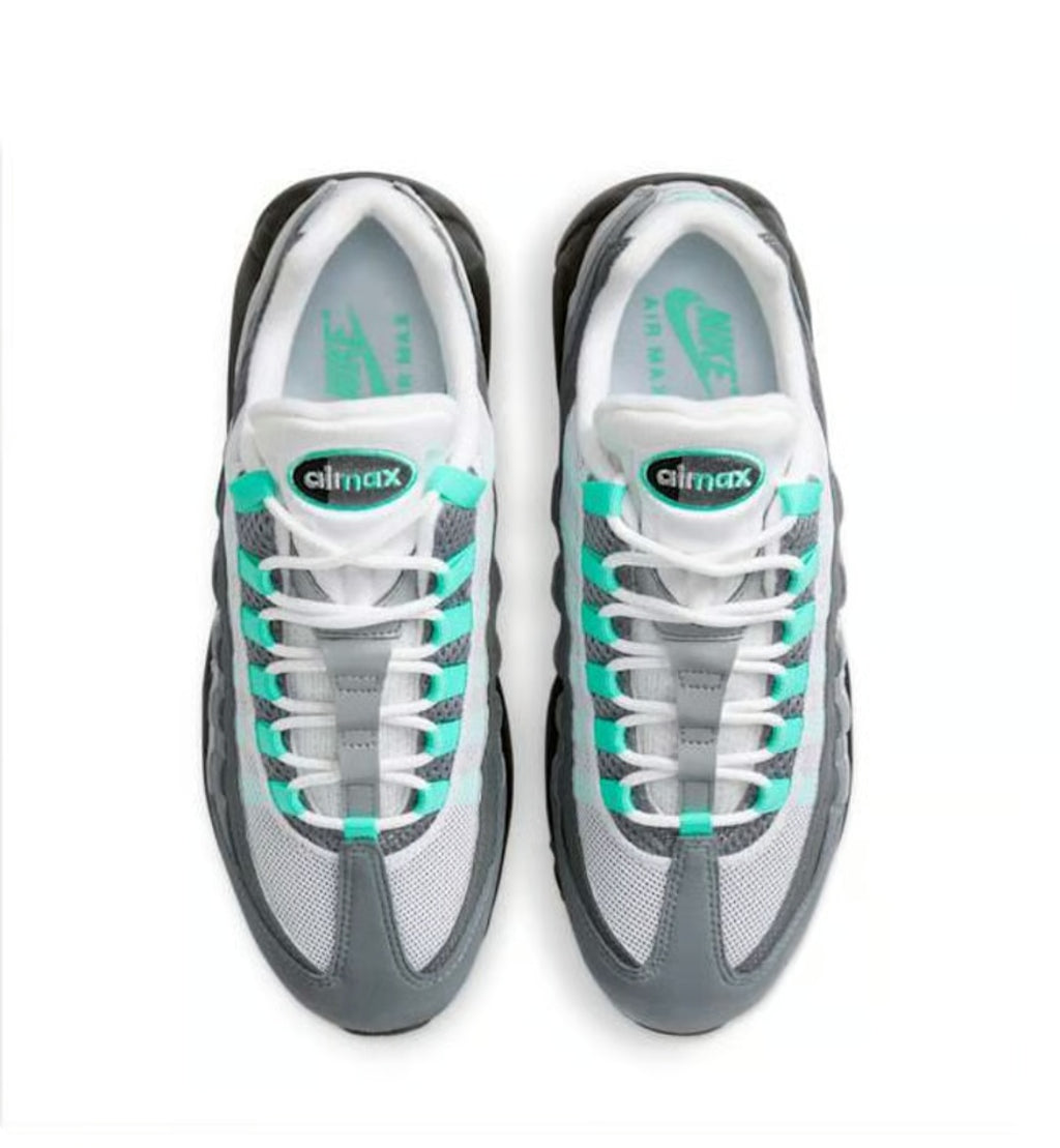 AIR MAX 95 HIGHLIGHTS COOL GREY/ TIFFANY BLUE/ WHITE, SNEAKERS