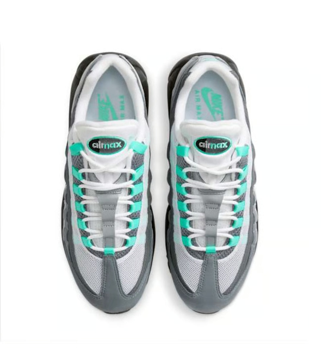 AIR MAX 95 HIGHLIGHTS COOL GREY/ TIFFANY BLUE/ WHITE, SNEAKERS