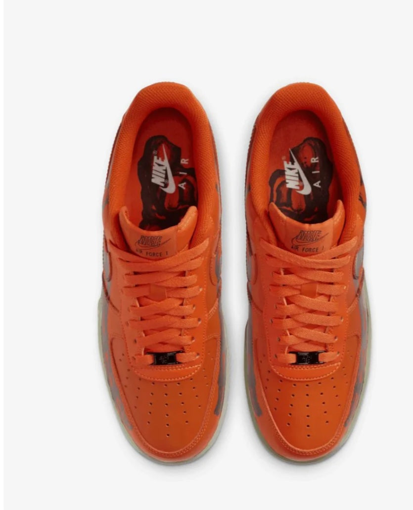 Air Force 1 Low "Orange Skeleton" sneakers