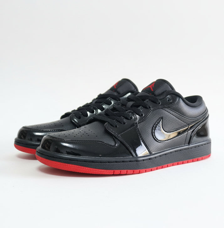 Air JORDAN 1 LOW BLACK AND RED,,