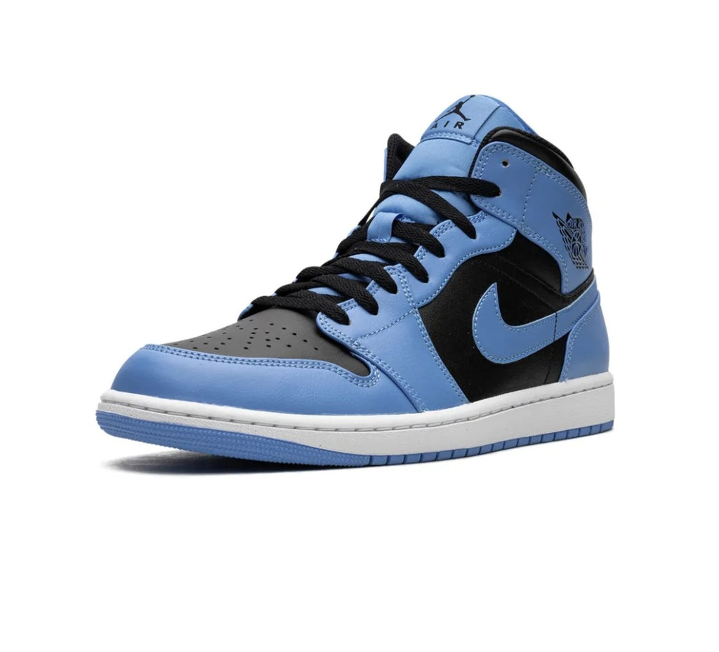 Air JORDAN 1 Mid "University Blue/Black" sneakers